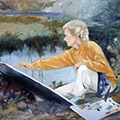 Barbara Goodman painting